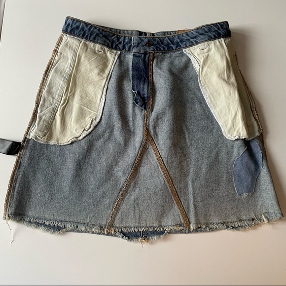 All Saints Denim Mini Skirt - Picture 14 of 15